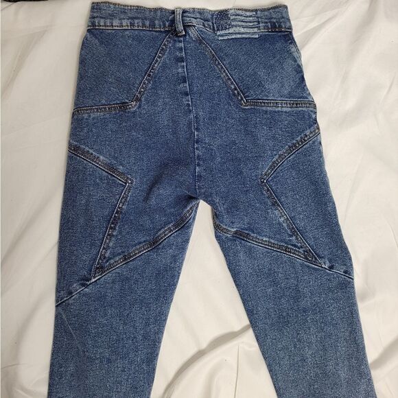 REVICE star butt Venus high rise ankle cropped jeans 25 - Picture 5 of 9